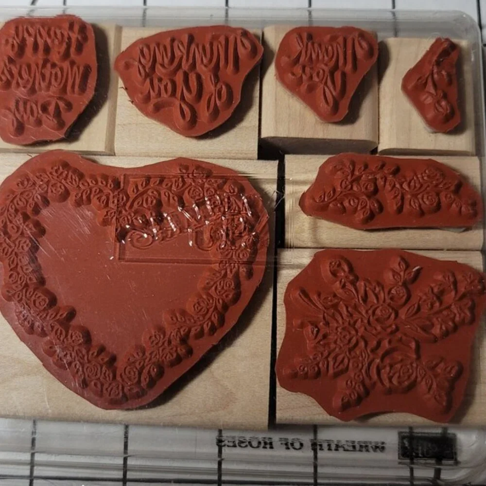 Vintage Stampin' Up Sets - Wreath‎ of Roses - Vintage